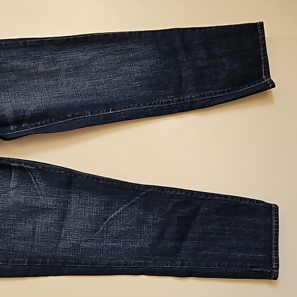 Levi's boyfriend cropped jeans mid rise dark wash slim leg size W27 - Picture 5 of 16